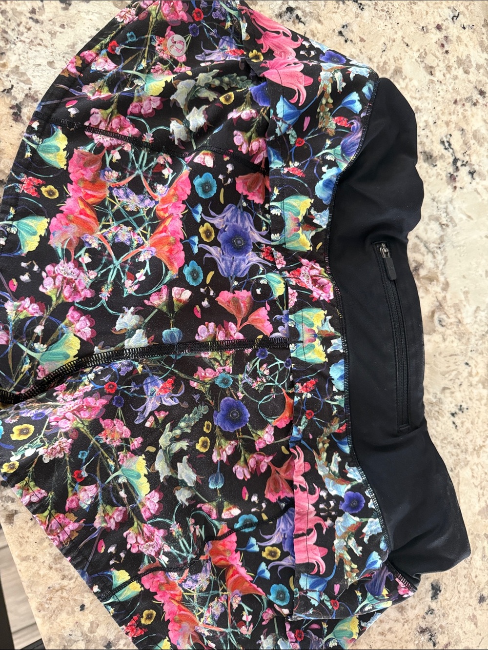 lululemon athletica Floral Multicolor Athletic Shorts